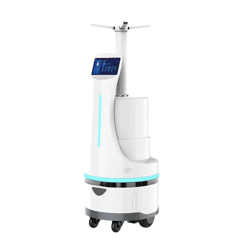 Autonomous nebulization disinfection robot