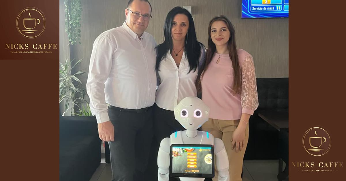 Pepper na měsíc v Nicks Caffe v Satu Mare
