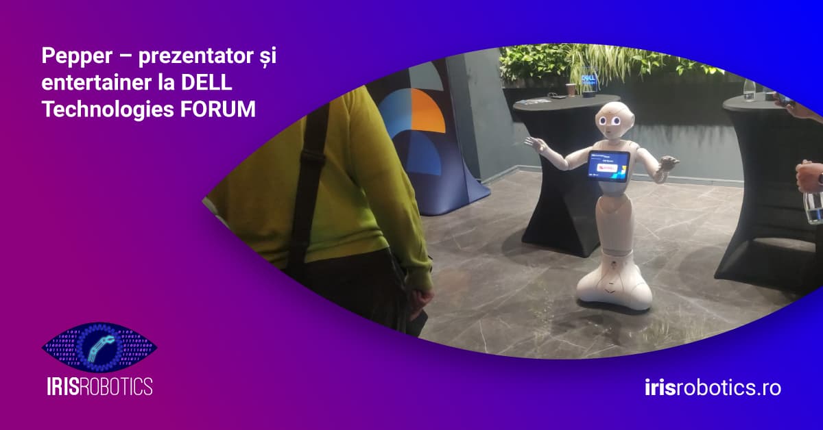 Pepper – presenter and entertainer at Dell Technologies Forum