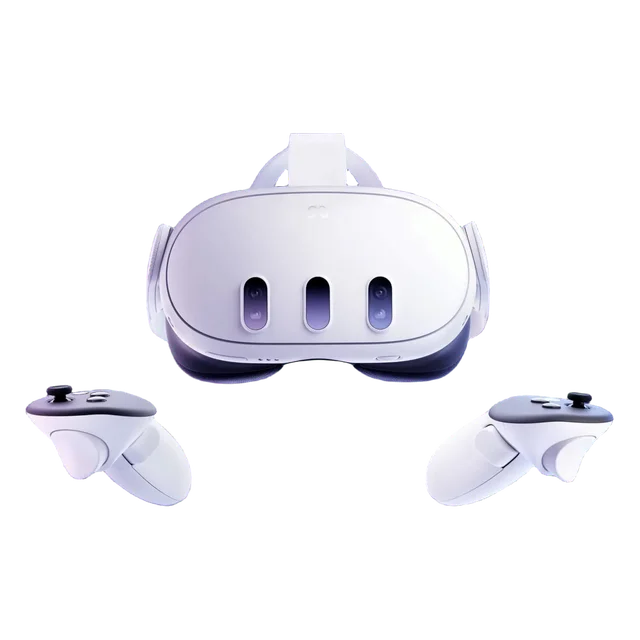 The Meta Quest 3 virtual reality headset